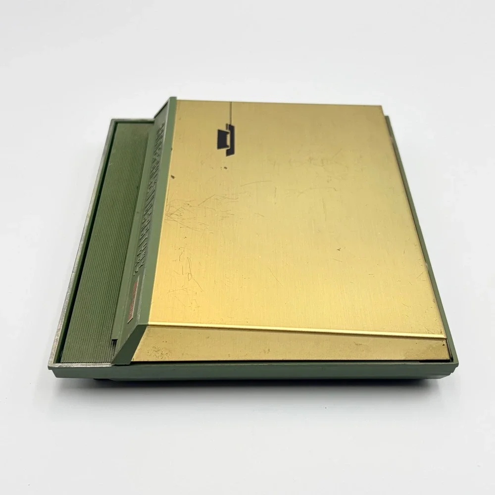 Vintage Park Sherman Telephone Index Pop Up Address Book Gold Avocado Green MCM‎